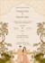 design elegant wedding menu invitation and event stationery