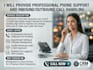 provide call, email and chat support