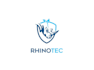 create a futuristic cybersecurity and tech logo design