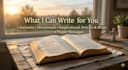 write christian devotional, sermon,  inspirational content