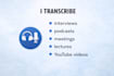 transcribe audio and video