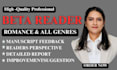 provide professional beta reader critique and proofreading for fiction fantasy