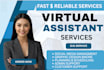 be your professional admin and professional assistant