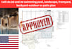 do 2d and 3d swimming pool, landscape design, frontyard, backyard and patio plan