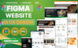 do figma website design, website ui ux design, ui ux design