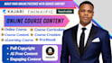 create online course content, course content, course creation, ebook writer