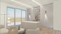 create 3d office interior, supervisor, convenience store, retail office design