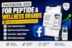 setup peptide facebook ads peptide marketing ads  google ads supplement funnel