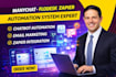 manychat flodesk zapier automation chatbot email marketing integration