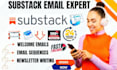 write engaging substack welcome email that brings more subscribers into readers