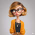 draw a cute cartoon character art