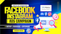 setup facebook ads advertising marketing campaign, meta ads
