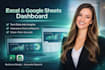 create excel dashboard, google sheets dashboard and data visualization