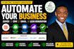 create zapier automation, CRM workflow, and lead generation system
