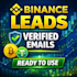 generate high quality binance leads with verified email contacts