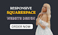 build squarespace website development design figma to squarespace landing page