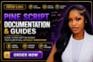 write tradingview script documentation pine script strategy explainer and guide