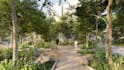 create premium 3d landscape renders with trendy naturalistic planting