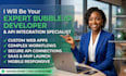 bubble developer,bubble website and build bubble app with api integration