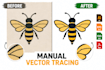 vector tracing and convert image or logo to vector files