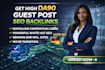 build da90 guest posts with dofollow contextual SEO backlinks