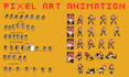 pixel character pixel animation, environment 8bit pixel sprite isometric pixel