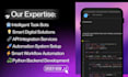 build smart ai workflow, automation bots, python backend service in 72h