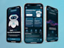 design modern ai chatbot mobile app and web app uiux design
