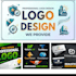 design modern minimalist logo for your busines