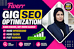 optimize your fiverr gig SEO for impressions and clicks