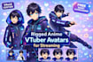 create custom anime style vroid 3d vtuber model with live2d 3d character rigging