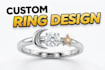 create custom ring design sketch with unique creative concept