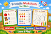 create printable preschool and kindergarten worksheet