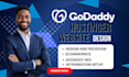 do professional godaddy website design and godaddy redesign landing page clone