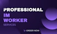 design 3d logo and im worker services
