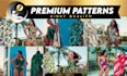 design a premium pattern for swimsuits