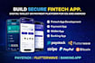 build secure fintech app, digital wallet or payment platform for ios and android