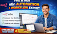 build powerful n8n automations ai agents workflow integrations n8n expert fix