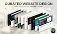 code a custom, modern, and clean landing page