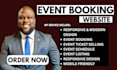 event website event management event planning event ticket website