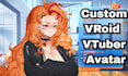 create a custom vroid vtuber avatar for vrchat, twitch and streaming