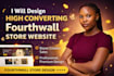 do print on demand fourthwall store, fourthwall website design fourthwall pod