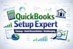 do quickbooks online setup cleanup catch up bookkeeping chart of accounts