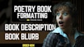 do poetry book formatting book description blurb illustration