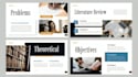 create academic powerpoint, thesis defense, research slides presentation