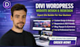 build divi wordpress website design redesign with divi builder expert