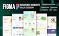 do figma website design, website ui ux design, figma design, website mockup