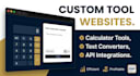 create a professional tool website or business website