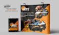 design print ready exhibition booth graphics for 10x10, 10x20, and custom stand