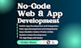 build no code web or mobile app mvp with bubble io, adalo, glide